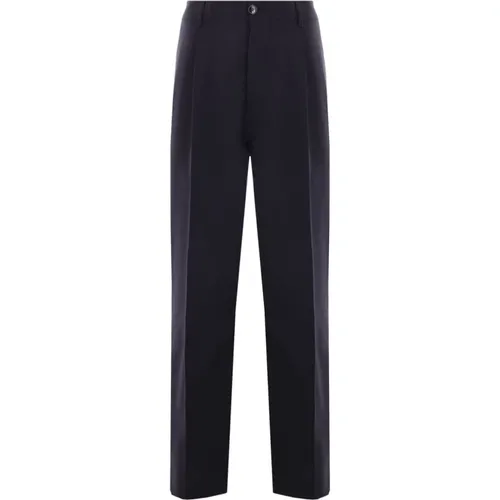 Wide Leg Wool Trousers , male, Sizes: XL, S, L, 2XL, M - Marni - Modalova