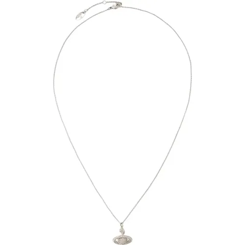 Kleine Anhänger Halskette - Messing/Silber - Vivienne Westwood - Modalova