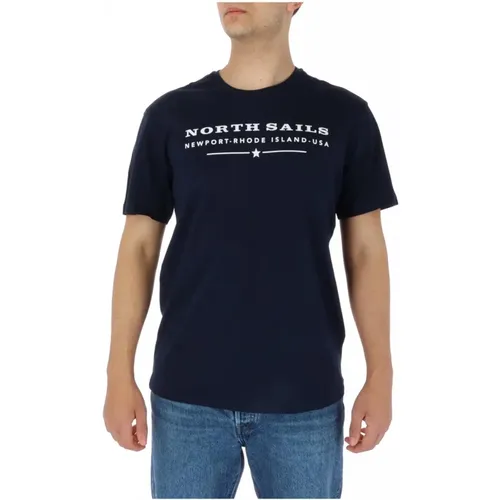 Cotton T-Shirt , male, Sizes: S, L, XL, 2XL, M - North Sails - Modalova