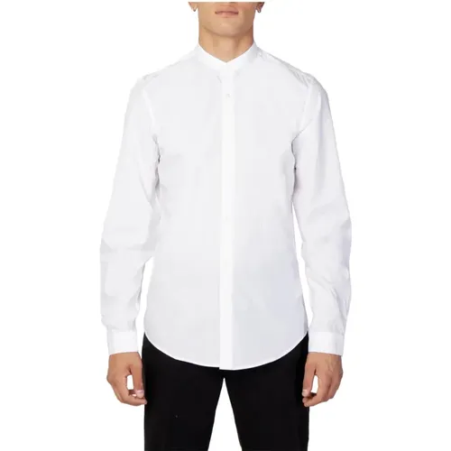 Button-Up Mandarin Collar Shirt , male, Sizes: XL, L, 2XL, M, S, XS, 3XL - Antony Morato - Modalova