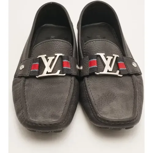 Pre-owned Leather flats , male, Sizes: 8 UK - Louis Vuitton Vintage - Modalova