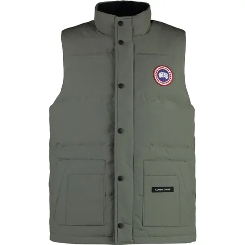 Quilted Sleeveless Gilet , male, Sizes: M - Canada Goose - Modalova