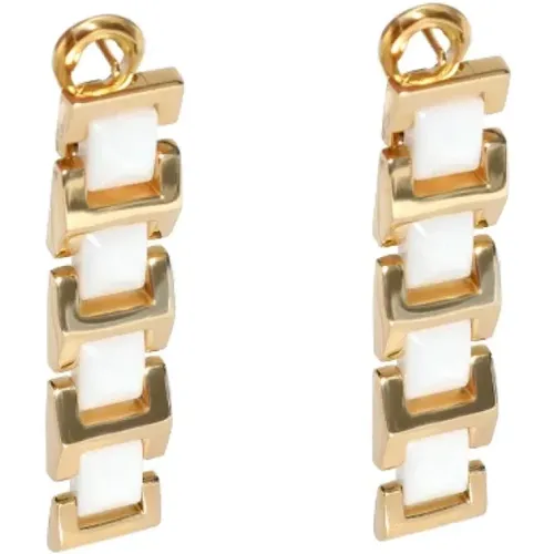 Pre-owned Gold earrings , female, Sizes: ONE SIZE - Versace Pre-owned - Modalova