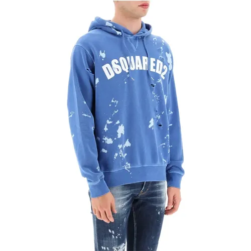 Goth Foam Hoodie - Stilvoll und Bequem , Herren, Größe: XL - Dsquared2 - Modalova