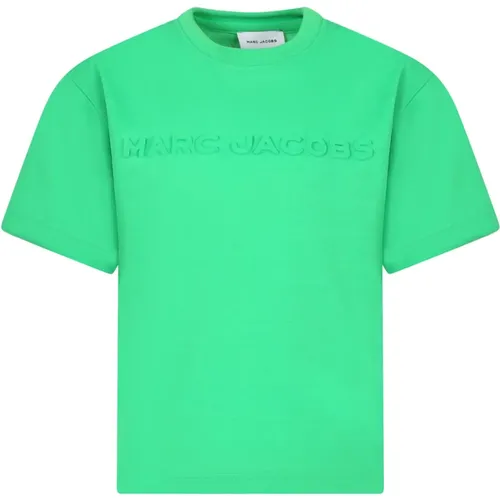 Grünes Baumwoll-T-Shirt mit Kurzen Ärmeln - Marc Jacobs - Modalova