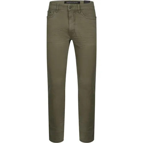 Herren Slim-Fit Stretch Khaki Jeans , Herren, Größe: W29 L32 - drykorn - Modalova