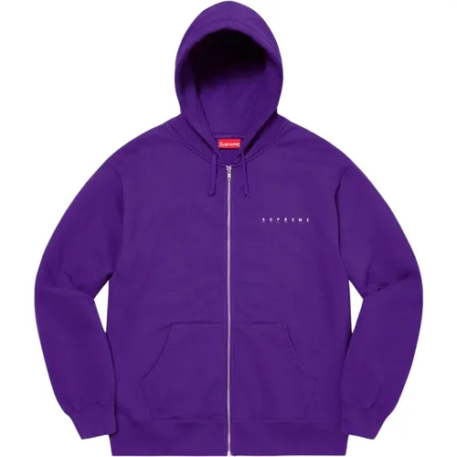 Globe Zip Up Hoodie Limited Edition , male, Sizes: L - Supreme - Modalova