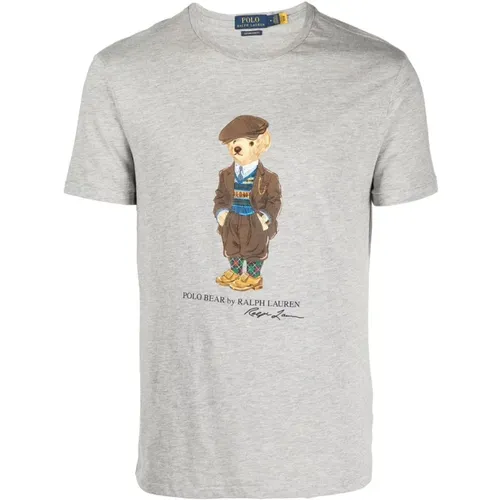 Baumwoll Casual T-Shirt für Männer , Herren, Größe: M - Ralph Lauren - Modalova