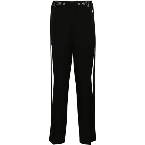 Pant With Overall Buckles , female, Sizes: S, M - Jean Paul Gaultier - Modalova