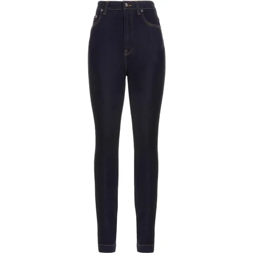 Denim Stretch Intenso Grace Jeans , female, Sizes: XL, M, XS, L, S - Dolce & Gabbana - Modalova