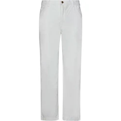 Weiße Jeans mit tiefem Schritt und Logoetikett , Herren, Größe: W31 - Ralph Lauren - Modalova