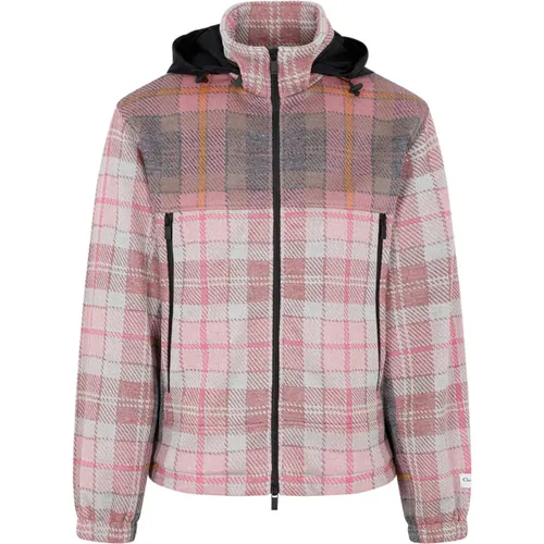 Pink Checked Jacket Aw23 , male, Sizes: L - Dior - Modalova
