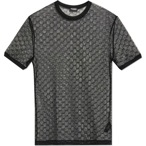 Spitzenunterwäsche t-shirt , Herren, Größe: L - Dsquared2 - Modalova