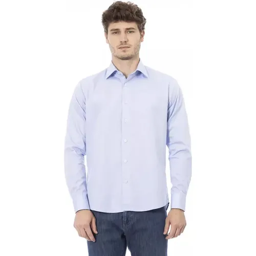 Elegantes italienisches hellblaues Hemd , Herren, Größe: XL - Baldinini - Modalova