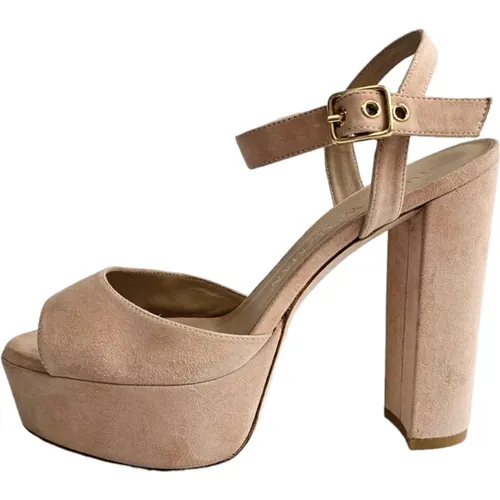 Platform sandals with 9.5cm heel , female, Sizes: 4 UK, 6 UK - Stuart Weitzman - Modalova