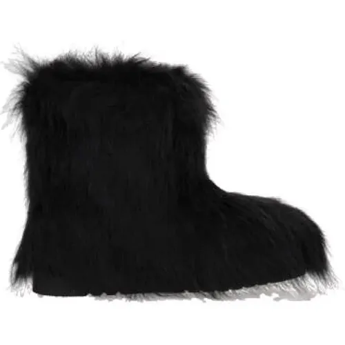 Faux Fur Boots , female, Sizes: 3 UK, 5 UK, 4 UK - Stand Studio - Modalova