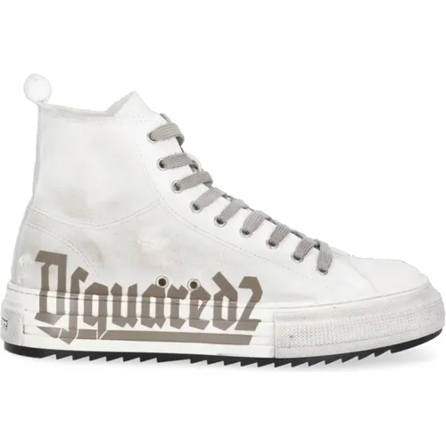 Weiße Sneakers mit Stil , Herren, Größe: 40 EU - Dsquared2 - Modalova