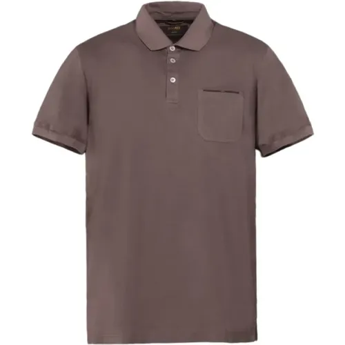 Micropiqué Polo Shirt, Frisch und Leicht,Polo Hemd,Knitwear - Moorer - Modalova