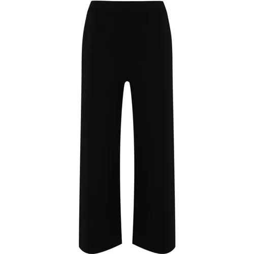 Schwarze Crop Hose Max Mara Studio - Max Mara Studio - Modalova