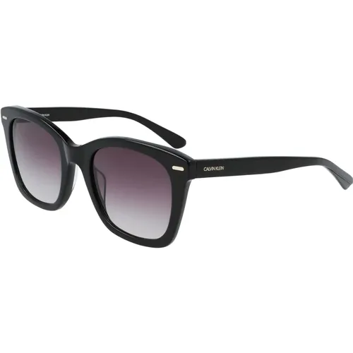 Blue Sunglasses CK21506S,Havana/ Shaded Sunglasses,/Blue Shaded Sunglasses,Stylische Sonnenbrille Ck21506S - Calvin Klein - Modalova