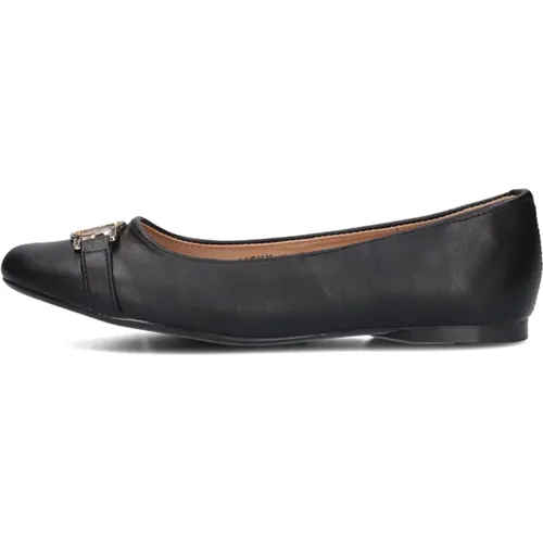 Schwarze Leder Ballerinas Naira , Damen, Größe: 38 EU - Mexx - Modalova