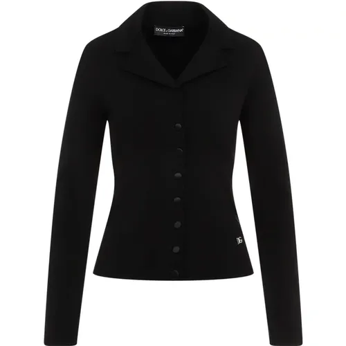 Elegant Blazer , female, Sizes: XS, S - Dolce & Gabbana - Modalova