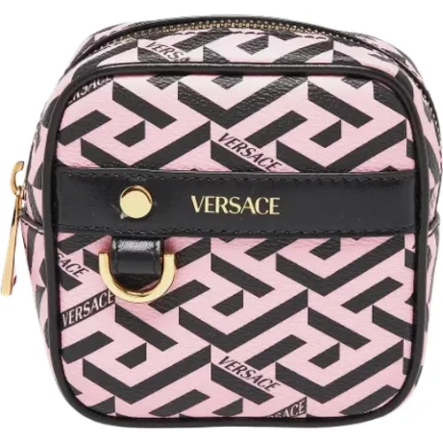 Pre-owned Coated canvas handbags , female, Sizes: ONE SIZE - Versace Pre-owned - Modalova