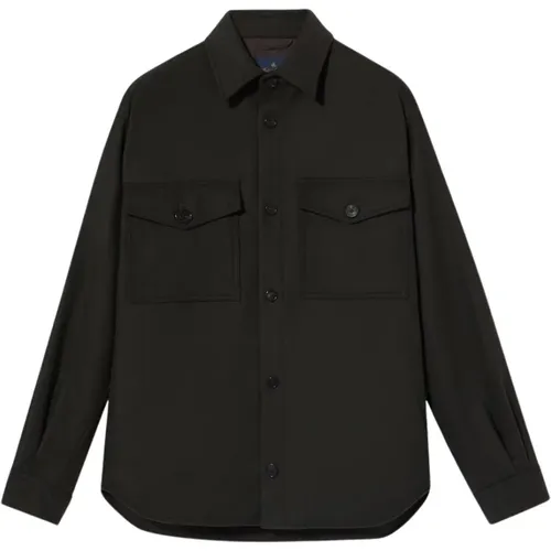 Wollmischung Overshirt , Herren, Größe: XL - Brooks Brothers - Modalova