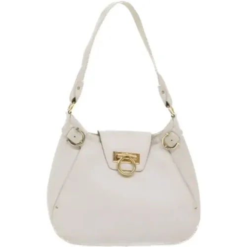 Pre-owned Leather shoulder-bags , female, Sizes: ONE SIZE - Salvatore Ferragamo Pre-owned - Modalova