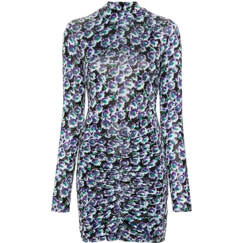 MultiColour Long Sleeve Dress Back Zip , female, Sizes: S - Rotate Birger Christensen - Modalova