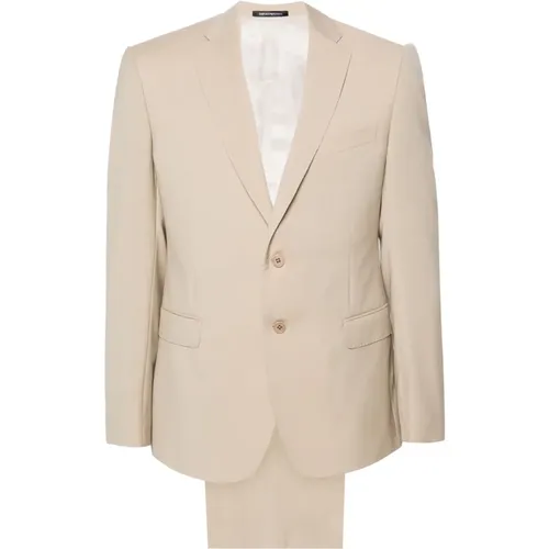 Classic Wool Suit , male, Sizes: 2XL, M, 3XL, XL - Emporio Armani - Modalova