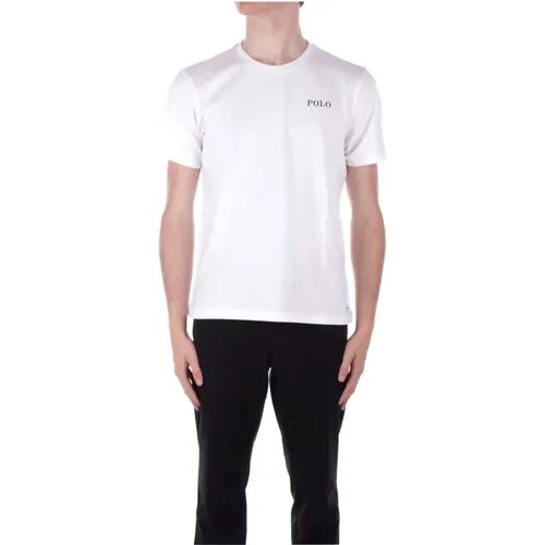 Weißes Logo Front T-Shirt , Herren, Größe: L - Ralph Lauren - Modalova