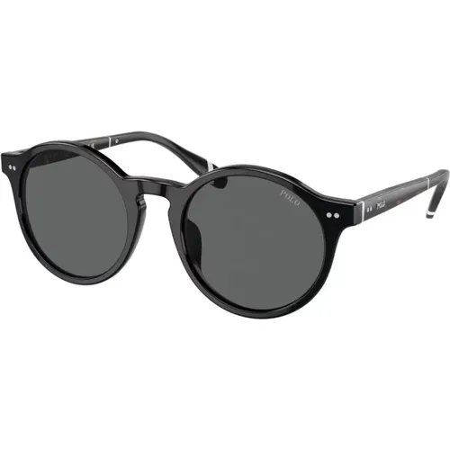 Klassische Schwarze Sonnenbrille , Herren, Größe: 50 MM - Polo Ralph Lauren - Modalova