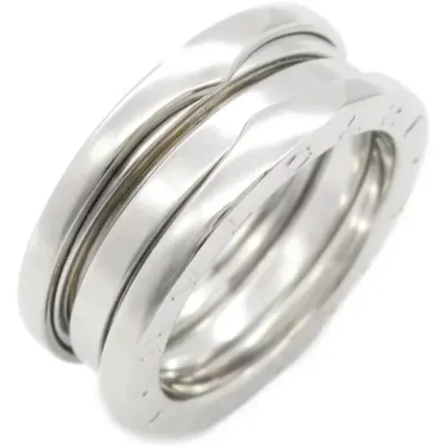 Pre-owned White Gold rings , female, Sizes: ONE SIZE - Bvlgari Vintage - Modalova