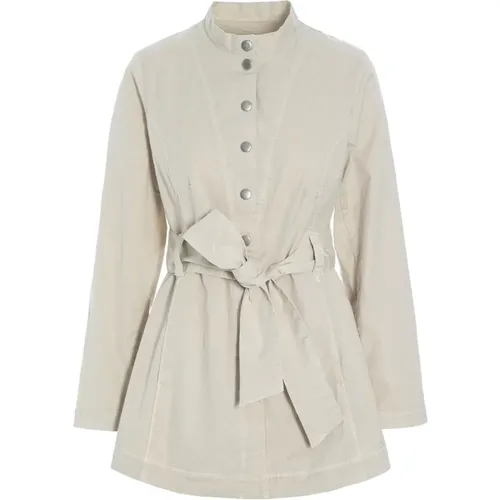 Wabi Jacket with Belt Ivory , female, Sizes: S, M, XS, 2XL, XL, L - Bitte Kai Rand - Modalova