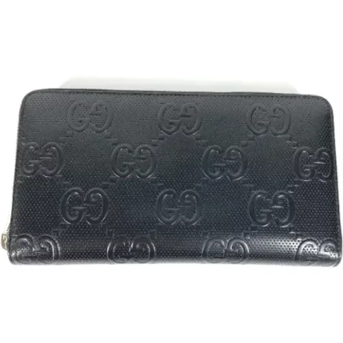 Pre-owned Leather wallets , male, Sizes: ONE SIZE - Gucci Vintage - Modalova