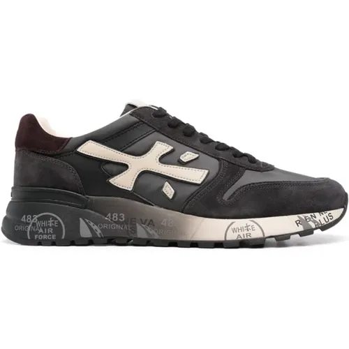 Suede Leather Sneakers Mick 6870 , male, Sizes: 7 UK, 9 UK, 5 UK, 8 UK, 10 UK, 6 UK - Premiata - Modalova