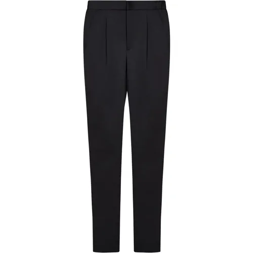 Grey Trousers with Elasticized Waist , male, Sizes: L, S - Emporio Armani - Modalova