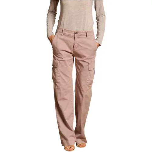 Cargohose Victoria aus Gabardine Straight Fit - Mason's - Modalova