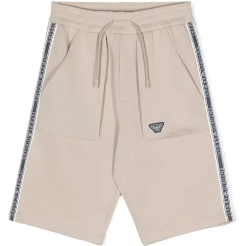 Corda Shorts für Männer,Schwarze Iris Shorts - Emporio Armani - Modalova