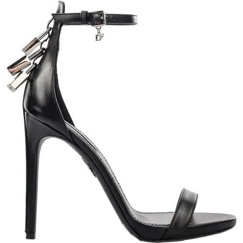 High Heel Sandals , female, Sizes: 7 UK, 2 UK - Dsquared2 - Modalova