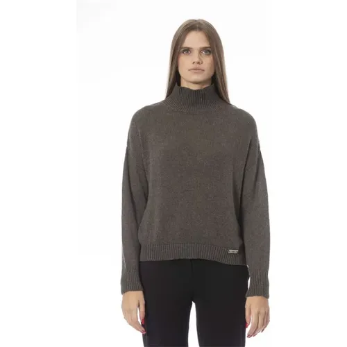 Volcano Neck Sweater , female, Sizes: S, M - Baldinini - Modalova