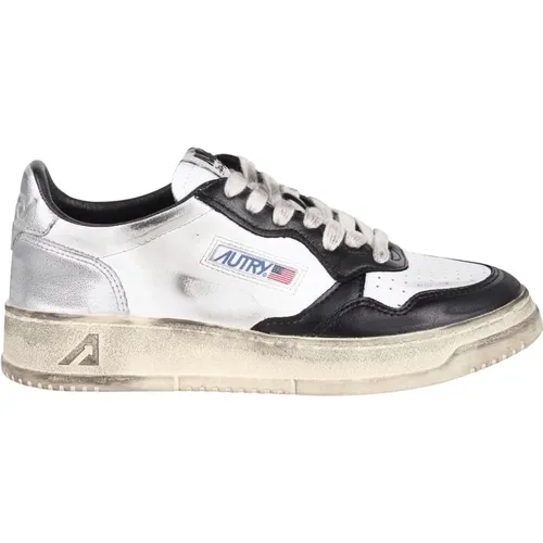 Vintage Sneakers with Rubber Sole , female, Sizes: 6 UK, 7 UK, 3 UK, 4 UK, 2 UK, 5 UK - Autry - Modalova