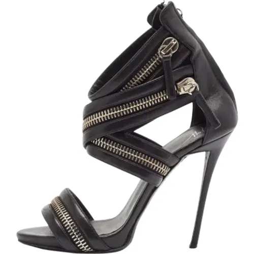 Pre-owned Leather sandals , female, Sizes: 5 UK - Giuseppe Zanotti Pre-owned - Modalova