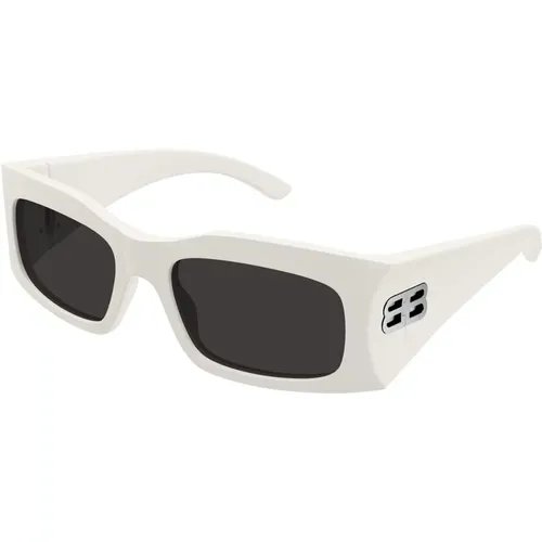 Trendige Rechteckige Sonnenbrille , Herren, Größe: 58 MM - Balenciaga - Modalova