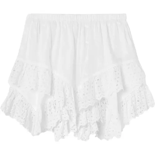 Lace Detail Skirt , female, Sizes: M - Isabel marant - Modalova