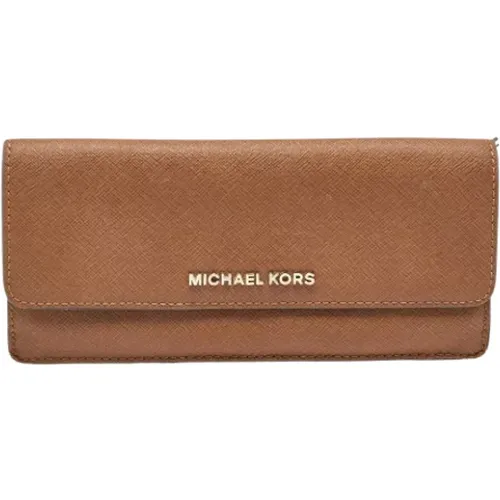 Pre-owned Leather wallets , female, Sizes: ONE SIZE - Michael Kors Pre-owned - Modalova