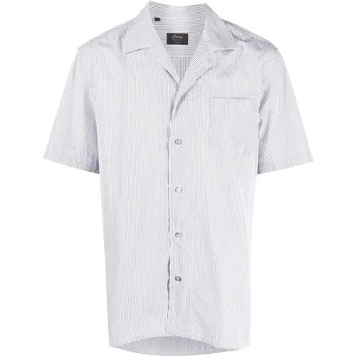 Cuban short sleeve shirt , male, Sizes: 2XL - Brioni - Modalova