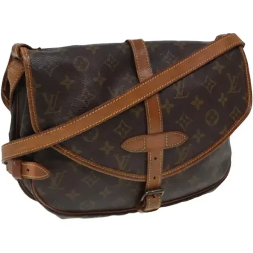 Pre-owned Canvas shoulder-bags , female, Sizes: ONE SIZE - Louis Vuitton Vintage - Modalova