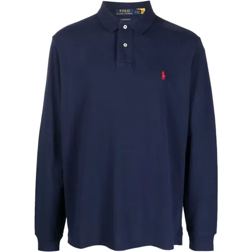 Maßgeschneidertes Slim Fit Baumwoll-Poloshirt , Herren, Größe: 2XL - Ralph Lauren - Modalova